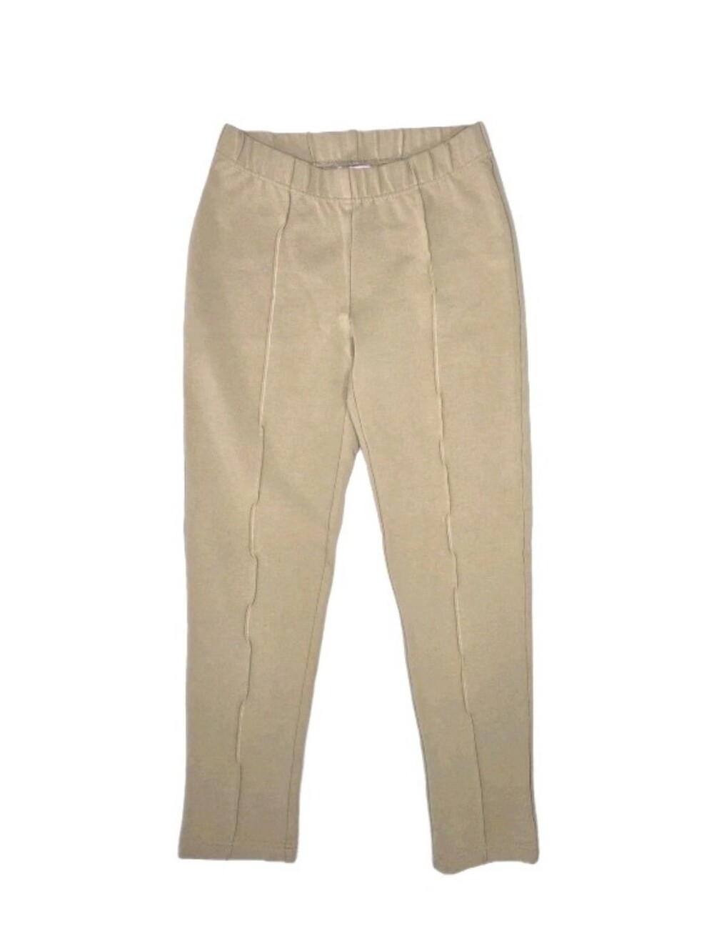 Lilly Pulitzer Travel Stretch Ponte Pants Size M Toasted Coconut Quiet Luxury